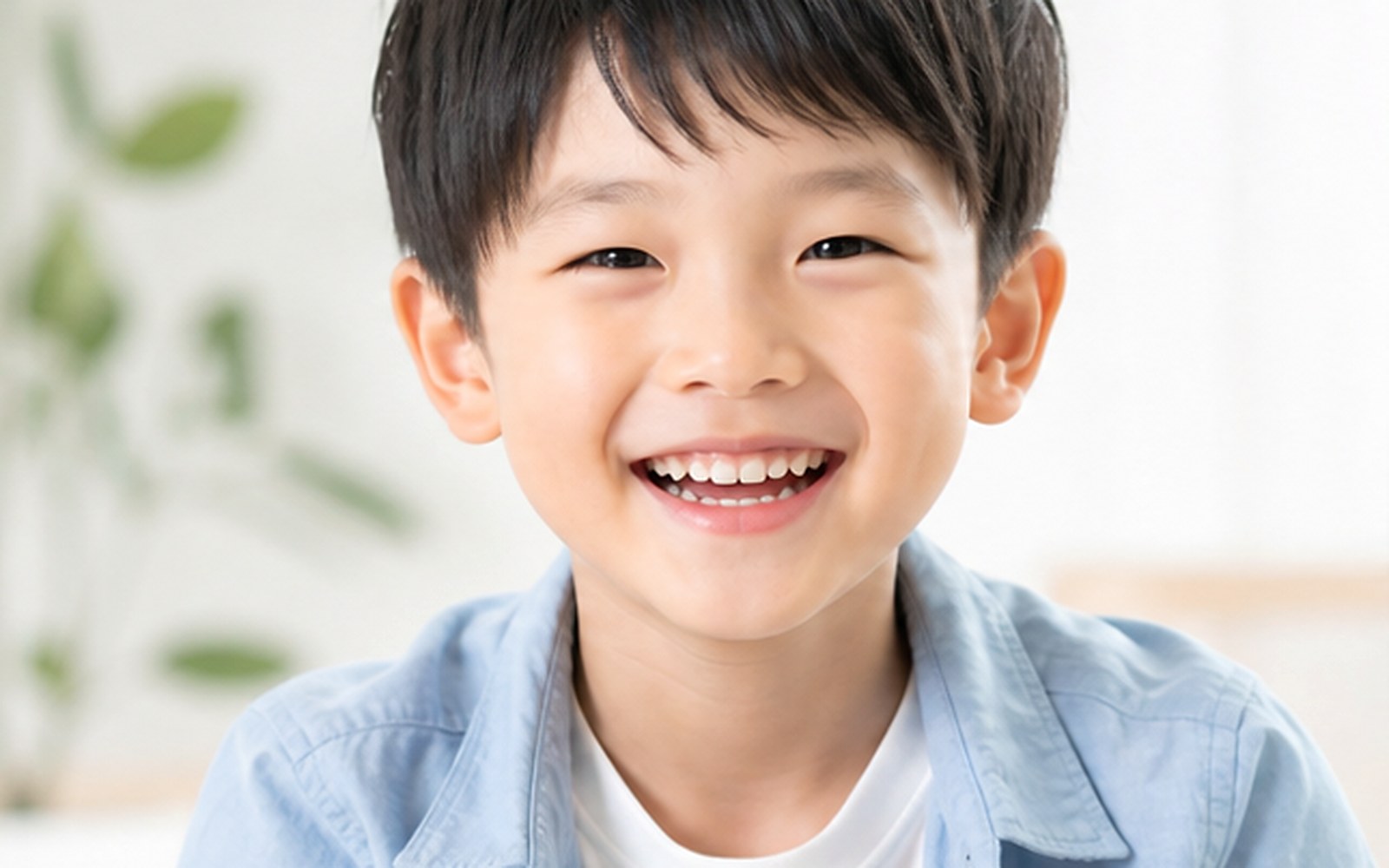 笑顔のお子さん
